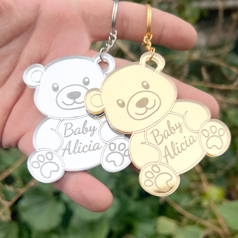Custom Teddy Bear Baby Shower Party Favors With Card for Guest in Bulk ...