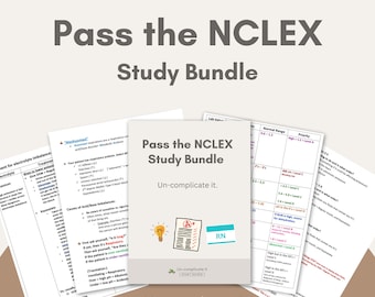 Pass the NCLEX Study Bundle