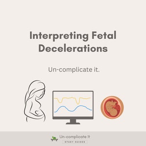 Interpreting Electronic Fetal Monitoring in Labor and Delivery Nursing Study Guide