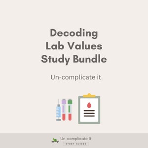 Guía de estudio para decodificar los valores del laboratorio