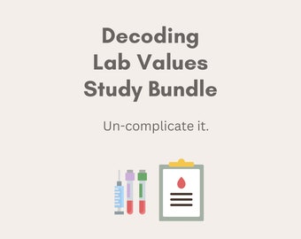 Guía de estudio para decodificar los valores del laboratorio; Laboratorios prioritarios, priorización, protocolo crítico