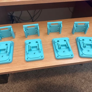 Makita 18V Cordless Tool and Battery Mounts (Set of 4)