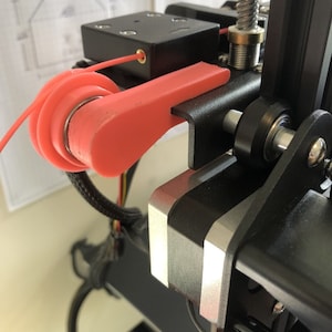 Ender 3 Max Filament Guide 3D Model by CUBEᴰ