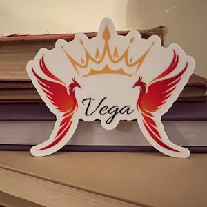 Zodiac Academy sticker Vega phoenix, Tory, Darcy, Vega twins, zodiac sticker, Vega queens