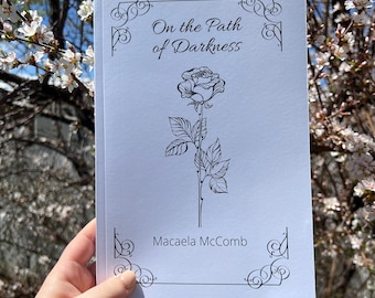 On the Path of Darkness, Poetry, modern poetry, indie author, popular poetry, aesthetic books, small business, new age poetry