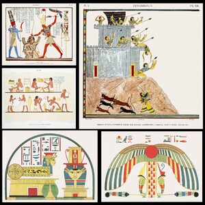 Ancient Egypt Art: 145 Egyptian Illustrations, Drawings, Rare Artwork (Download) image 9