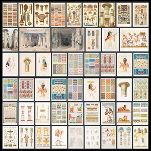 Ancient Egypt Art: 145 Egyptian Illustrations, Drawings, Rare Artwork (Download) image 2