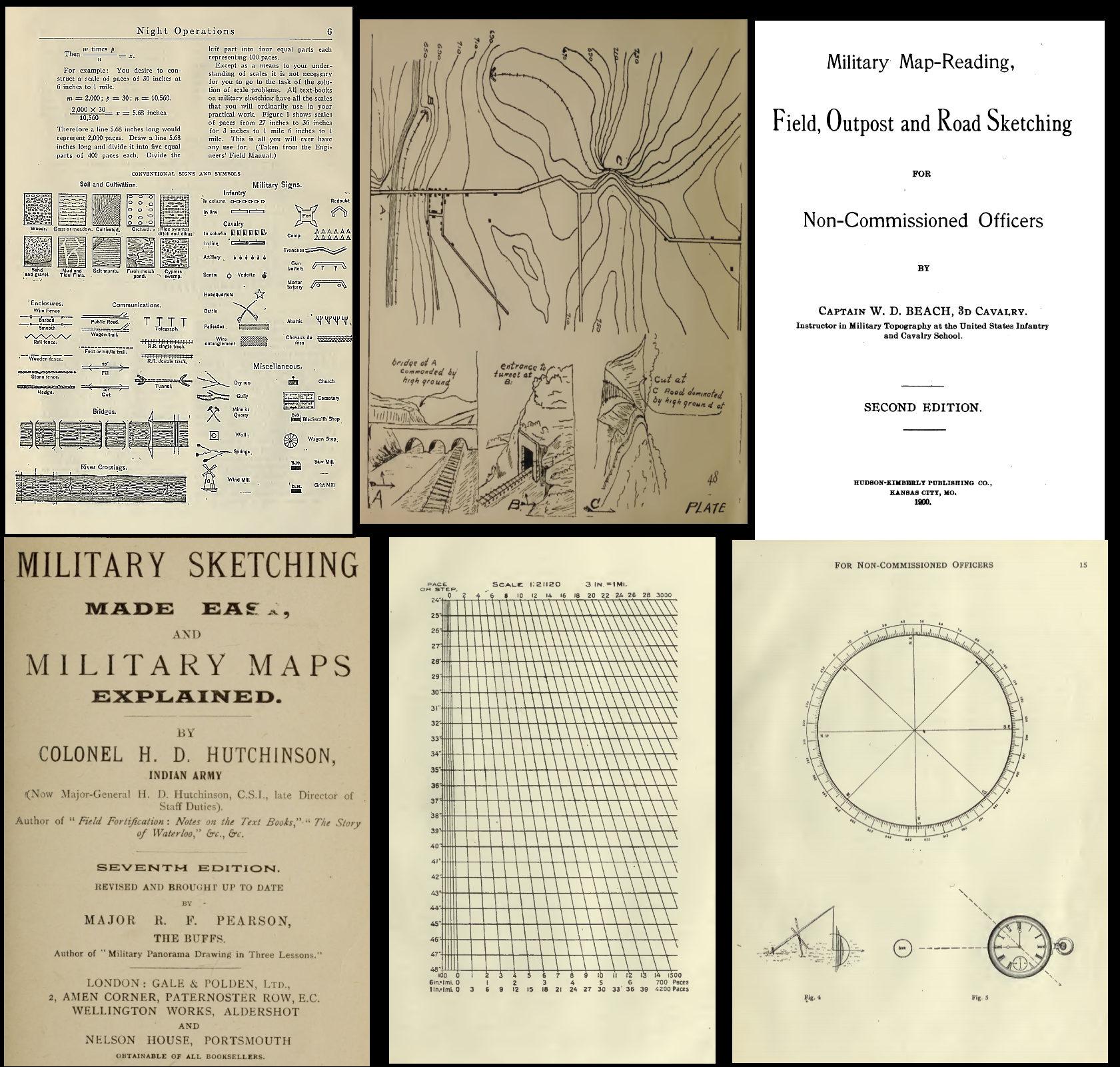 MILITARY TOPOGRAPHY - 39 Rare Books - Terrain Analysis