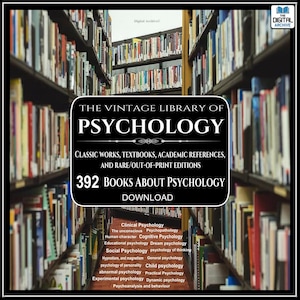 PSYCHOLOGY 392 BOOKS, Therapy, Behavior, Self-Help, Mental Health, Mind Science, Cognitive Studies, Textbooks - DOWNLOAD