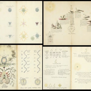 ALCHEMIE & ALCHEMISCHE MANUSKRIPTE 135 alte Bücher Antike mittelalterliche chemische Wissenschaft, Elixier, Heilmittel, alte Ägypter, griechische Alchemisten Bild 4