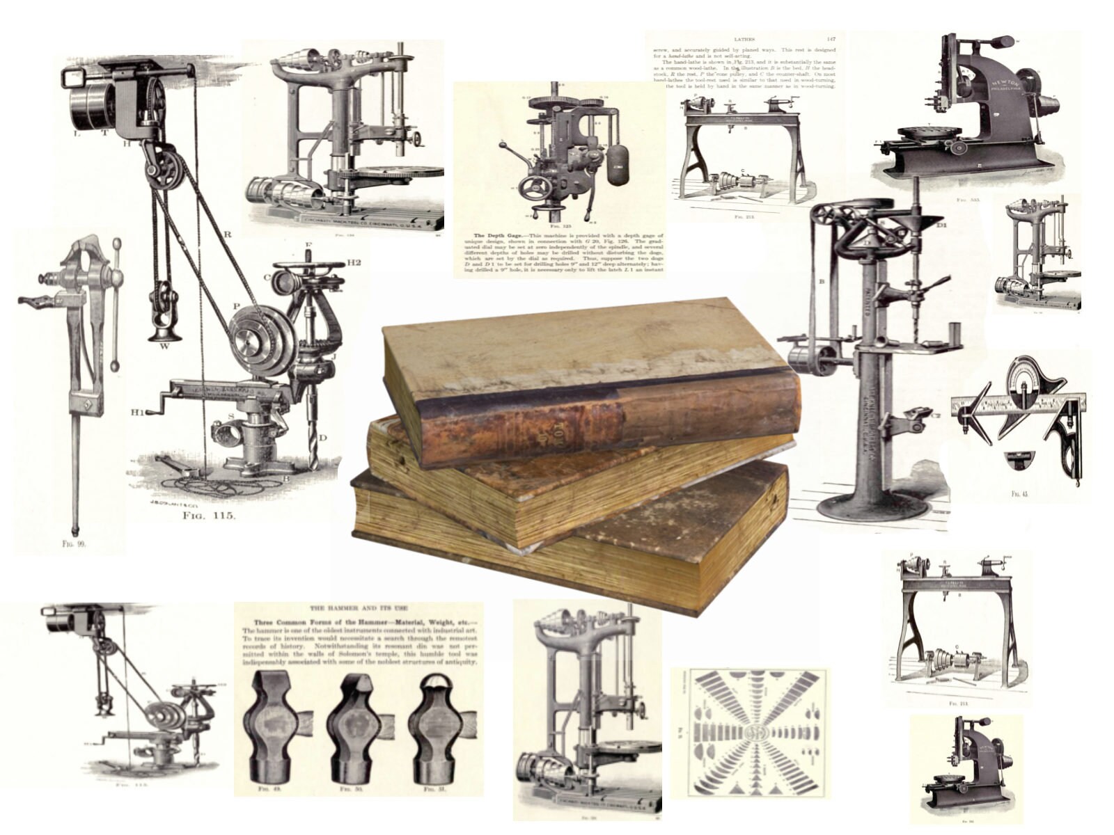 350 MACHINE SHOP BOOKS Lathe Milling Machines Blacksmith