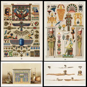 Ancient Egypt Art: 145 Egyptian Illustrations, Drawings, Rare Artwork (Download) image 3