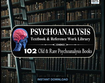 102 PSYCHOANALYSIS BOOKS - Psychology, Sigmund Freud, Rare Medical Textbooks, Carl Jung, Psychoa-nalysis, Interpretation of Dreams, Therapy