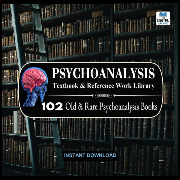 102 PSYCHOANALYSIS BOOKS - Psychology, Sigmund Freud, Rare Medical Textbooks, Carl Jung, Psychoa-nalysis, Interpretation of Dreams, Therapy