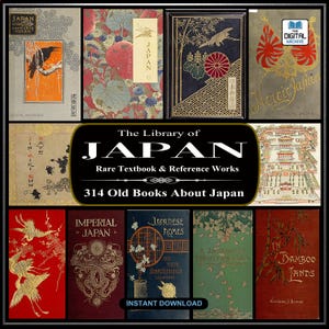 LIBRARY OF JAPAN - 314 Old Books About Japanese History, People, Language, life, Art Heritage, Study Japan, Rare Reference Works, Textbooks