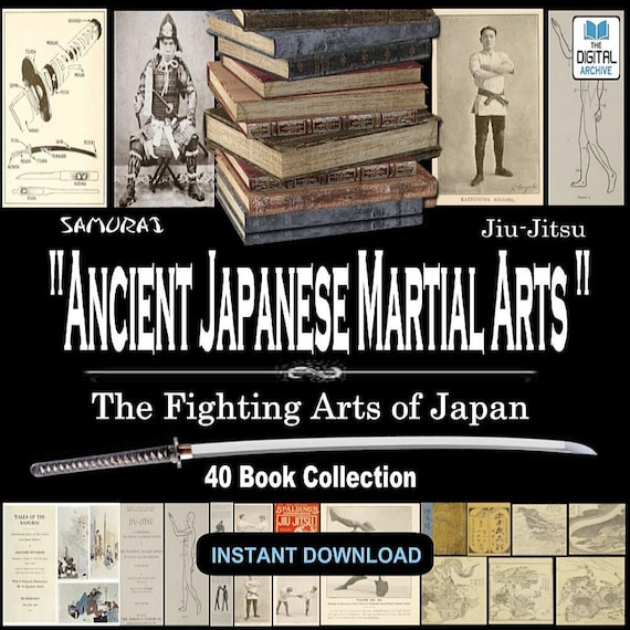 Ancient Japanese Martial Arts - 40 BOOK COLLECTION - Samurai