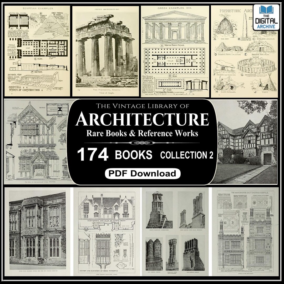 174 Architecture Books – Building Construction & Design Plans ...