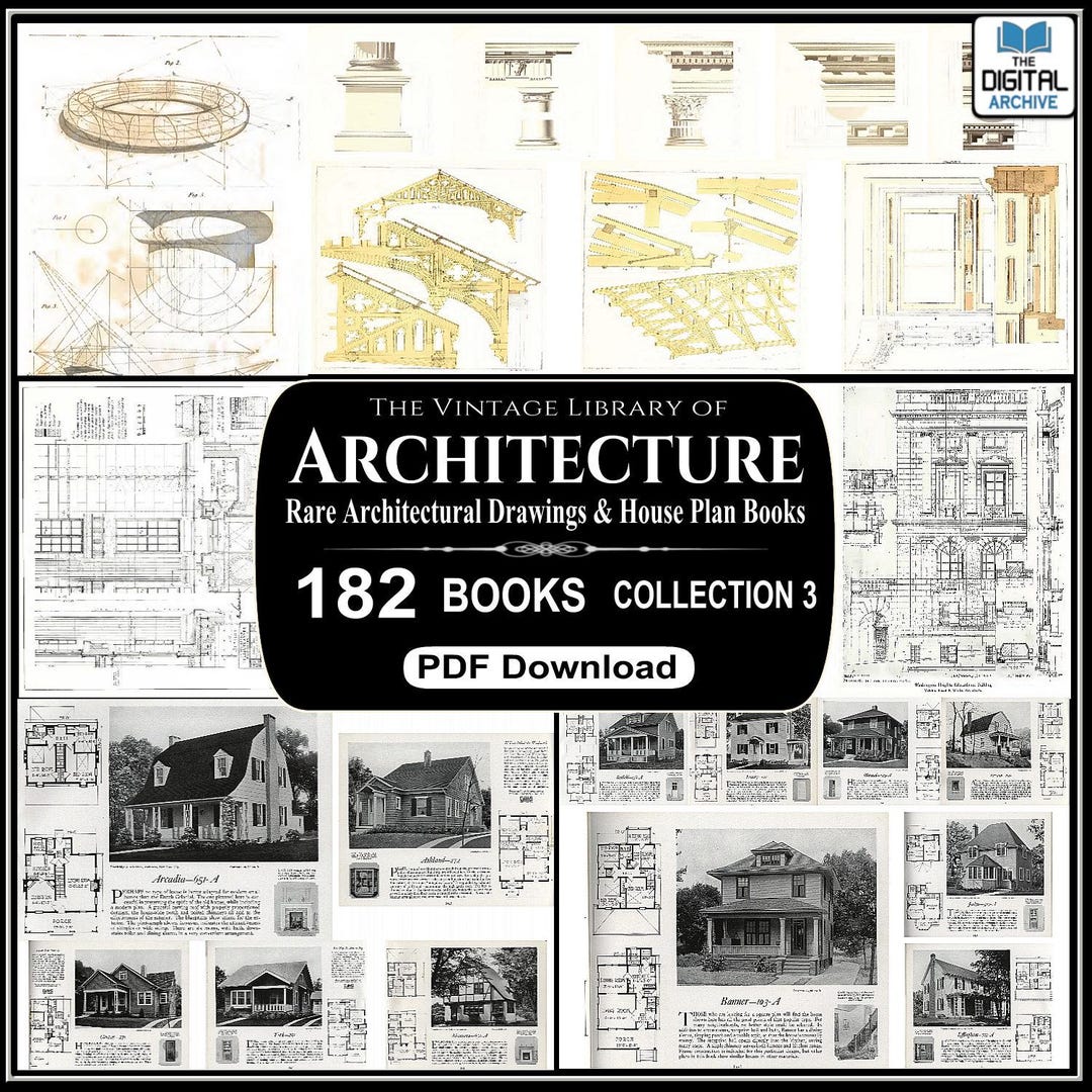 182 Architecture Books – Building Construction & Design Plans ...