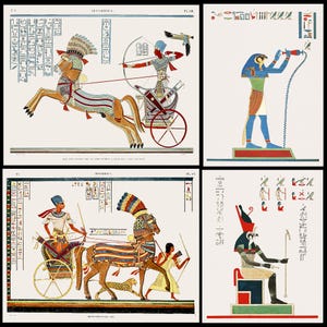 Ancient Egypt Art: 145 Egyptian Illustrations, Drawings, Rare Artwork (Download) image 7