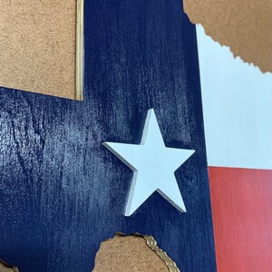 1Pc Texas Flag In Shape Of Texas State Edition Emblem Decal - Foto 4