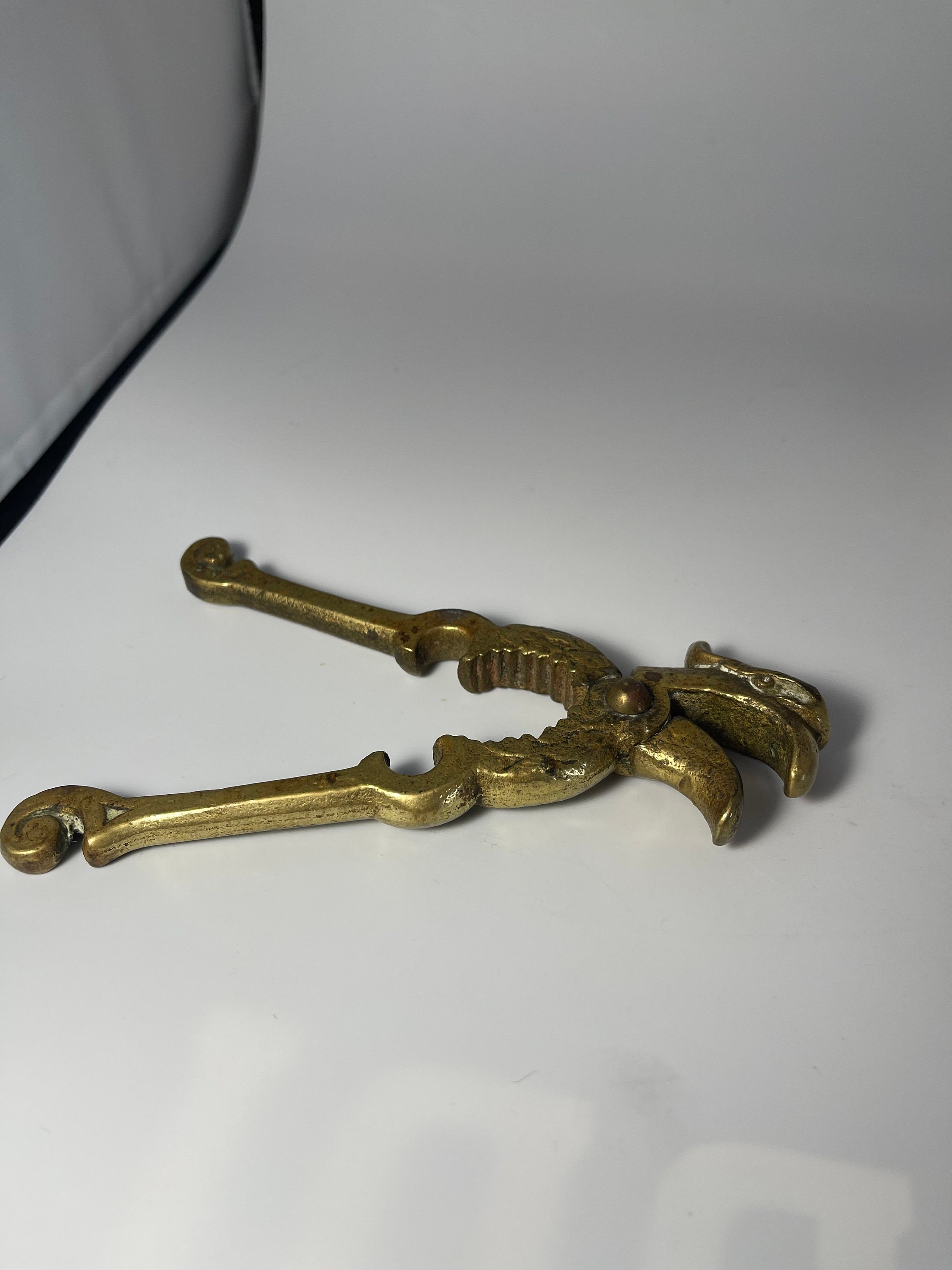 Antique Vintage Solid Brass Federal Eagle Nutcracker Etsy