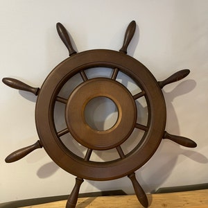 Decorative Nautical Hanging Wooden Ship Wheel
