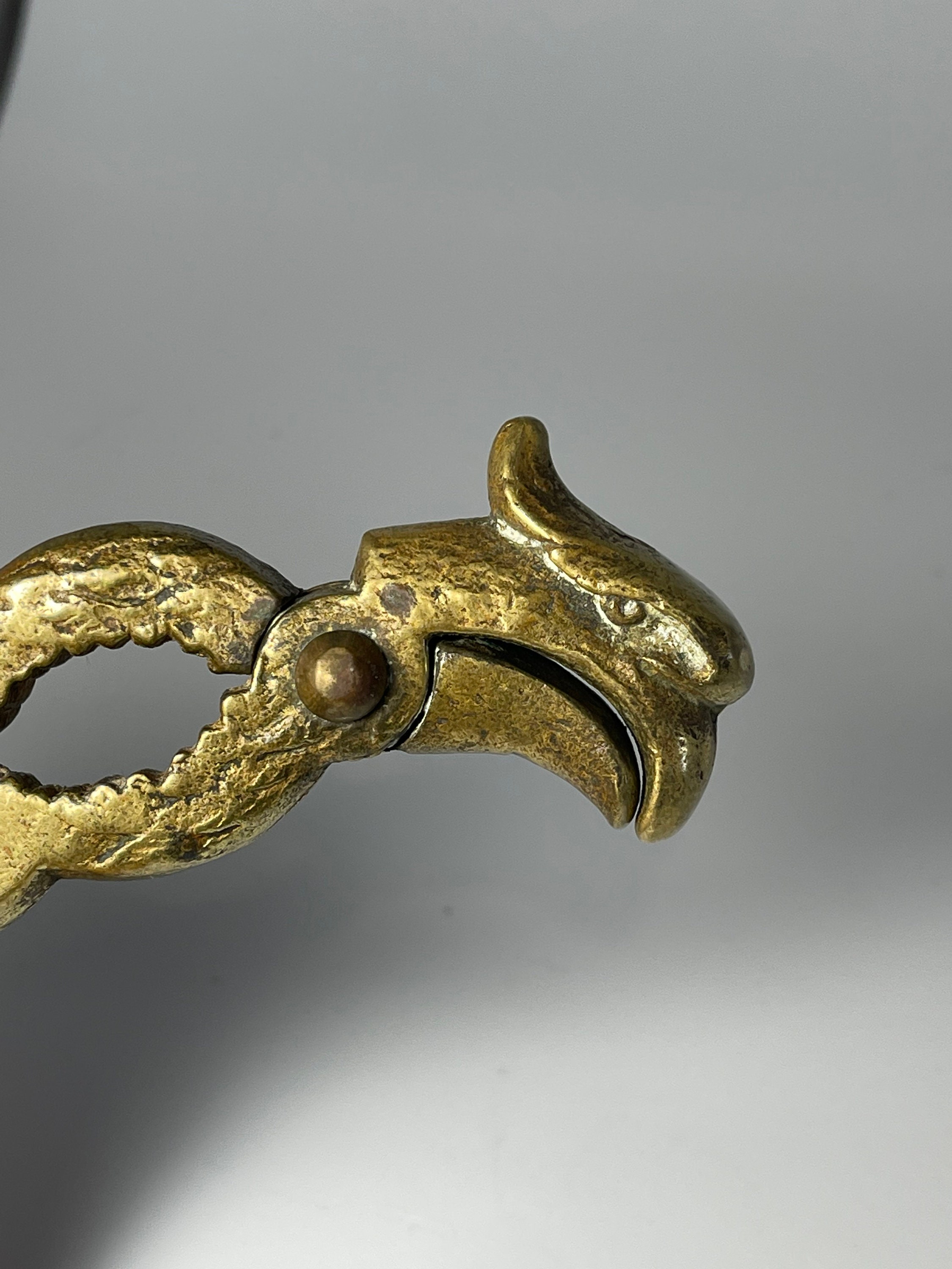 Antique Vintage Solid Brass Federal Eagle Nutcracker Etsy