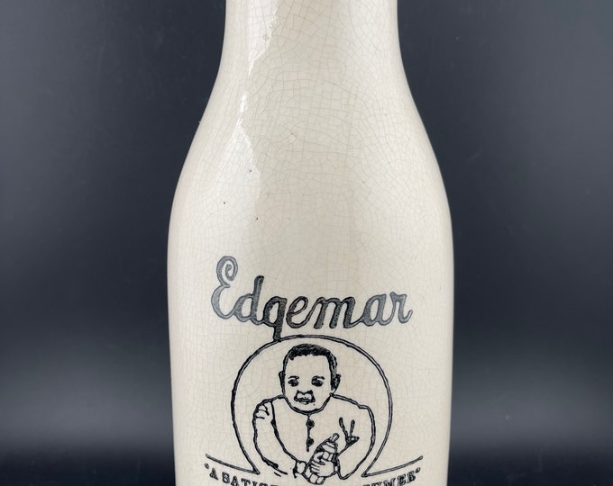 Edgemar Milk Jug Vintage Santa Monica Dairy Co Since 1880 Kitchen Decor ...