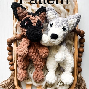 Trooper il modello all'uncinetto del pastore tedesco, modello all'uncinetto Husky, modello all'uncinetto Border Collie, modello all'uncinetto del pastore australiano