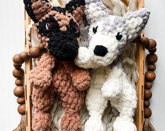 Trooper the German Shepherd crochet pattern, Husky Crochet pattern , Border Collie crochet pattern, Australian shepherd crochet pattern