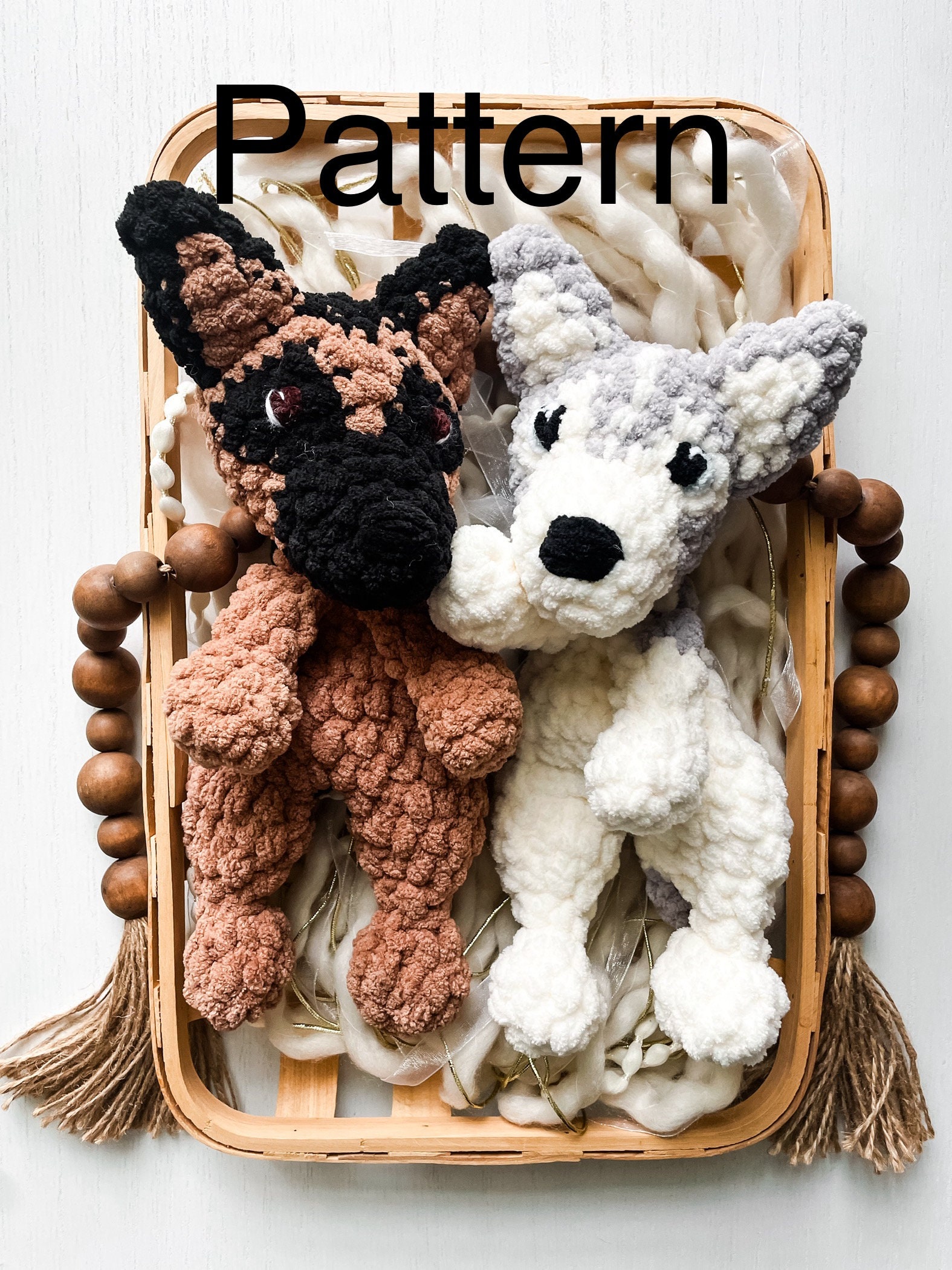 Trooper Husky Lovey Crochet Pattern