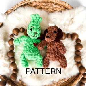 The Scrappy Little Meanie and Mini mutt PATTERN, crochet Christmas, crochet market,