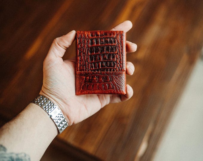 Crocodile World's Most Minimalist Wallet Special Edition XL