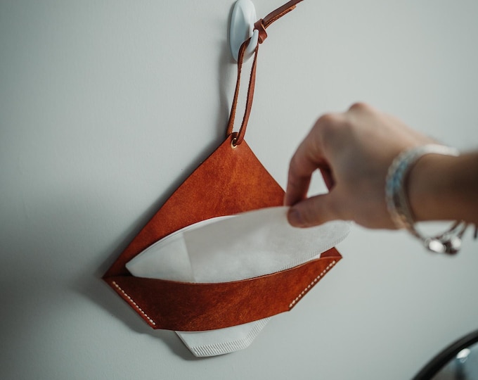 Handmade Leather Filter Holder – Full Grain Pueblo Leather
