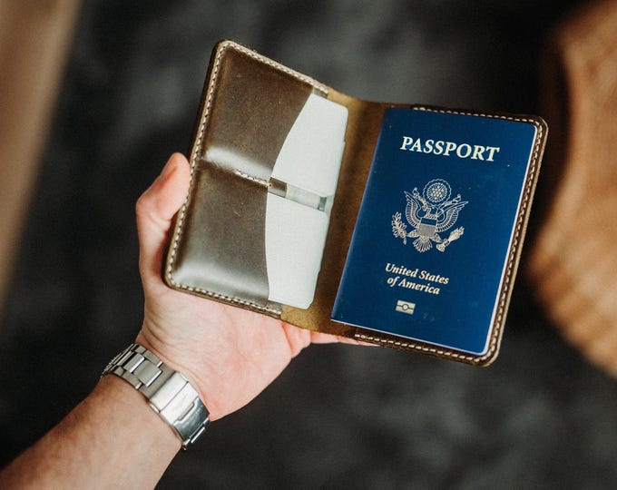 The Prestige Passport - Handmade Travel Wallet