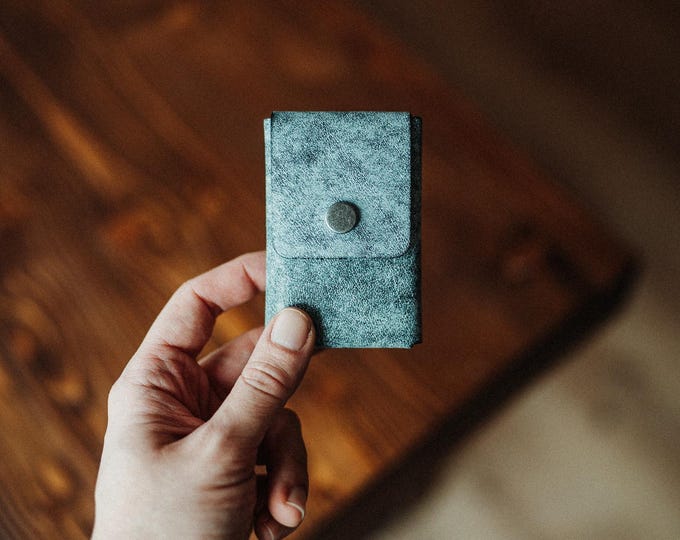 The Reeve Snap - Minimalist Ghost Pueblo Black Wallet