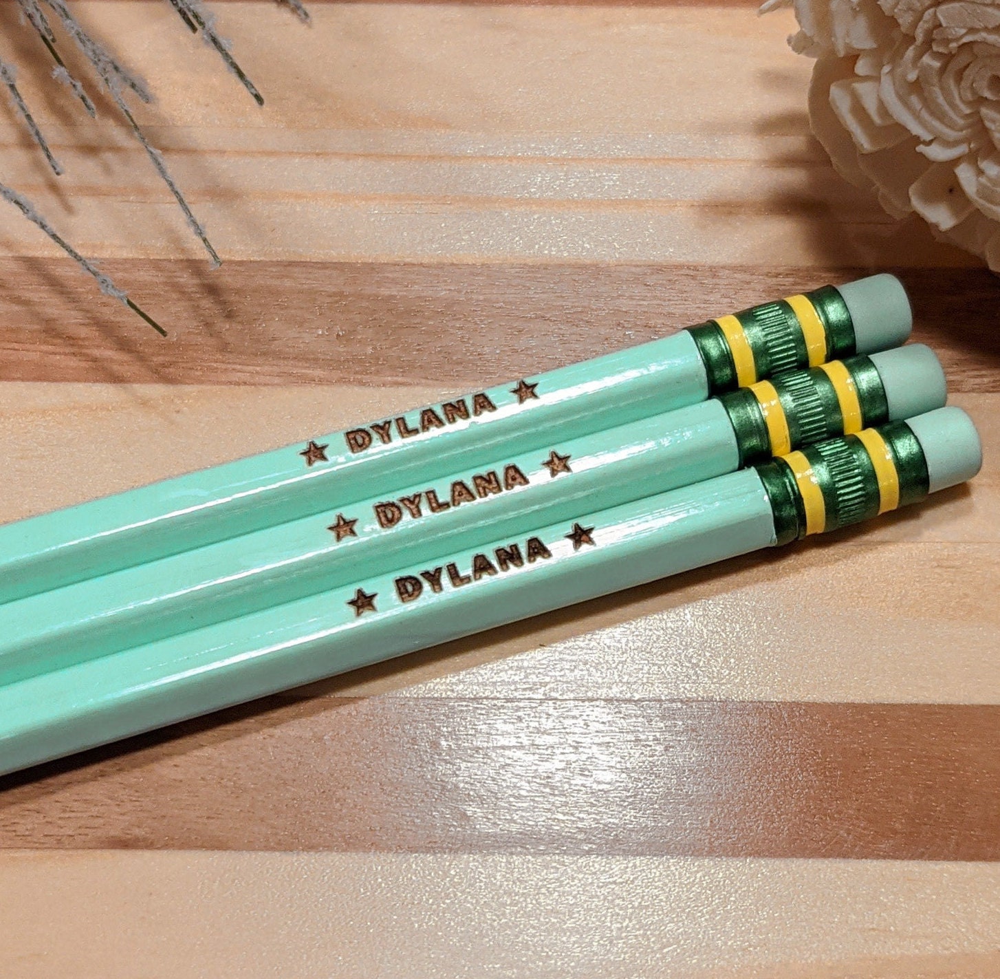 Pencil, Personalized Pencils, Custom Name Pencils, School Supplies, Te U2013 PAKISTAN