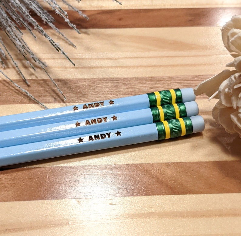 BULK Ticonderoga Pencils Personalized Pencils for Teachers CLASS SET Individual Names Packs of 18/24/30/36/48 with all different names image 7