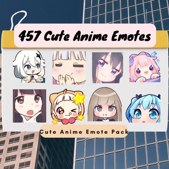 Yaneart I will create twitch and discord emotes for 35 on fiverrcom   Chibi Cute anime chibi Chibi drawings