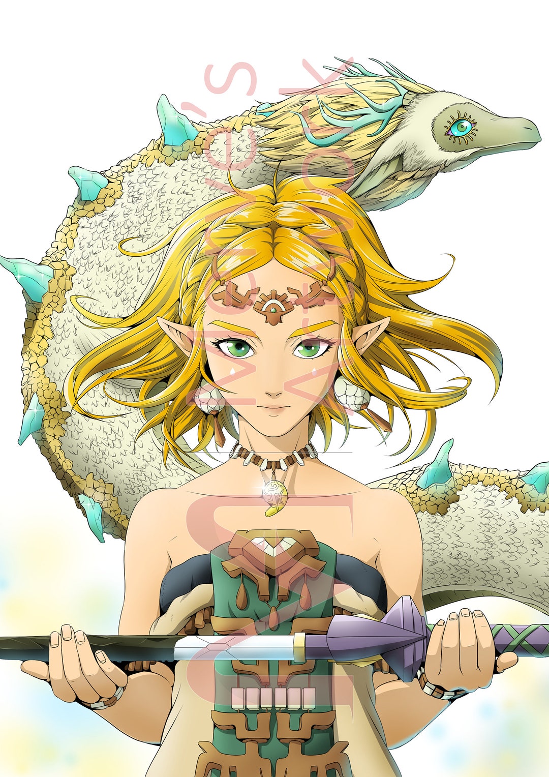 ゼルダの伝説 ティアーズ オブ ザ キングダムの壁紙 - Etsy 日本