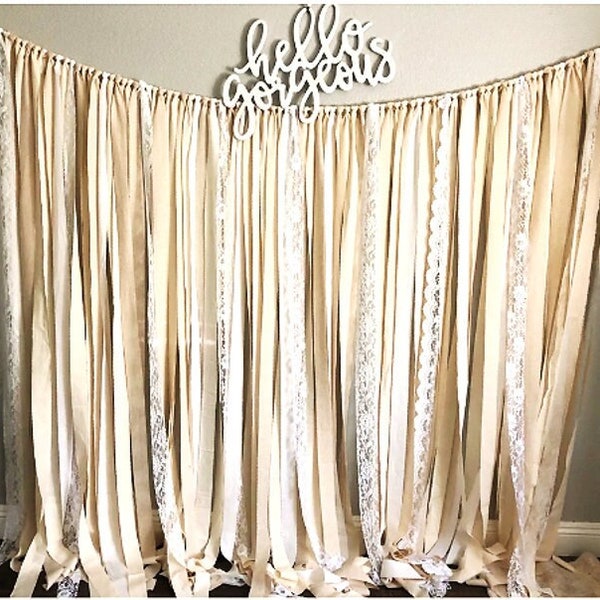 Burlap Backdrop Etsy