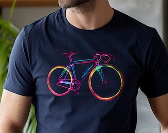 Cycling Kaleidospoke T-SHIRT Cyclist Bike Tee Biking Ride Funny - Foto 2