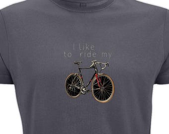 Cycling T Shirt. Like to Ride | Bike T Shirt | Bicycle T Shirt | Cycling | Cycling gift