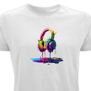 Headphones T Shirt | Music T | Retro Style | Funk T Shirt