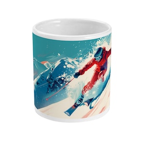 Ski Mug. Freeskier - His One. | Skier gift | Skier present | Alpine | Skiing gift | Winter sports | Ski Scene | Skiing present