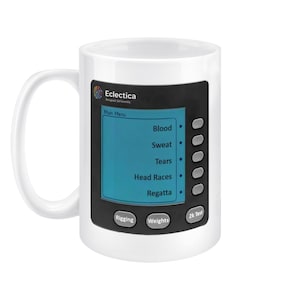 Rower&#39;s mug Premium 15oz. The Ergo Computer | Rowing | Rowing gifts | Rudern | Ergo | Erg