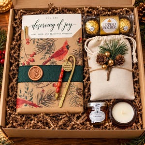 Wrapped Book for Her, Book Lover Gift Box,  Reading & Self Care Experience