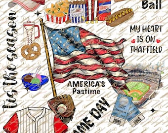 All about that base chart design Png for sublimation, Baseball season, My heart is on that field, Instant download, America's Game