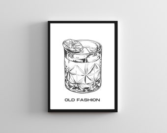 Old Fashion Digital Print Download