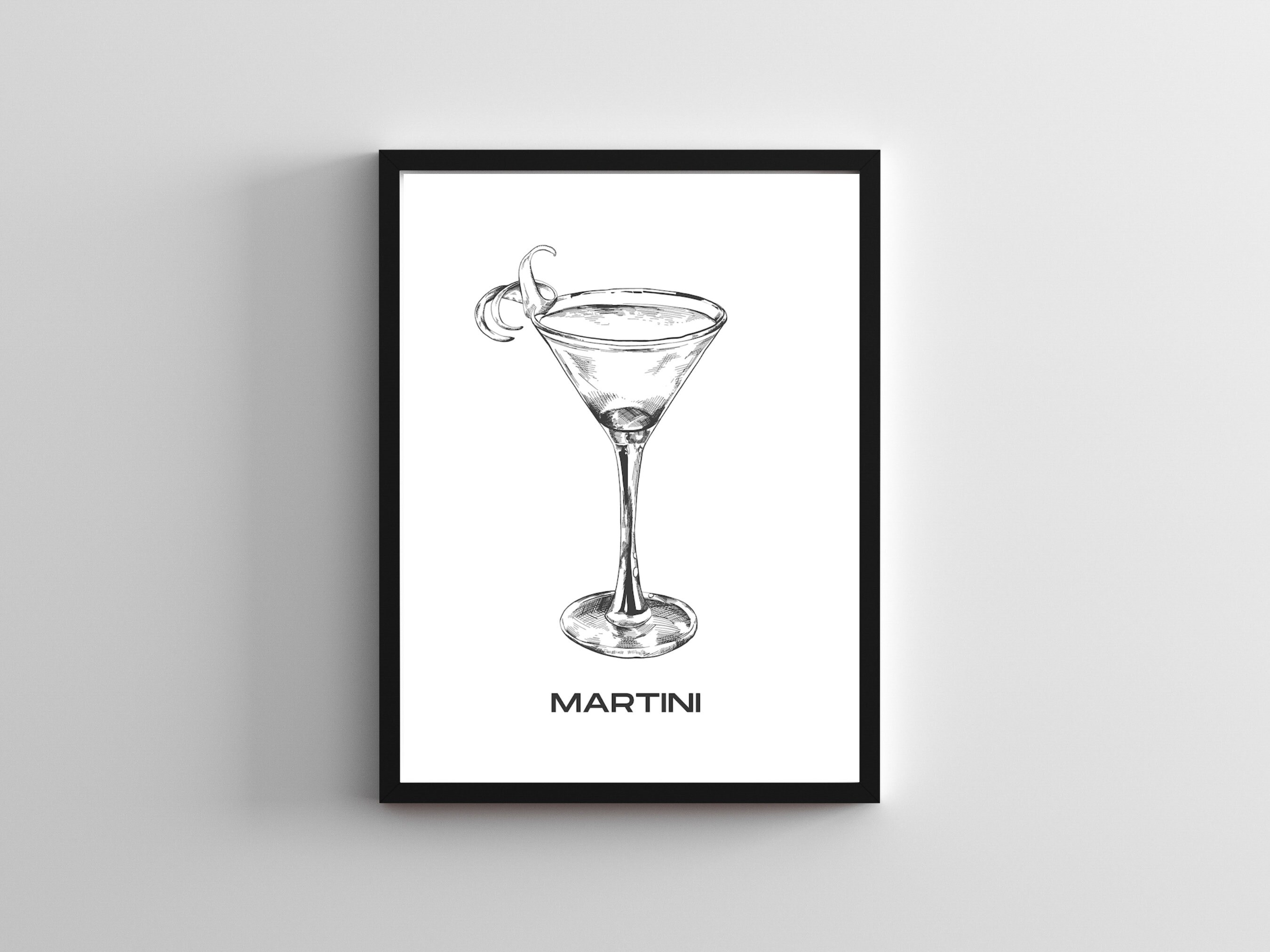 Martini Drink Digital Download